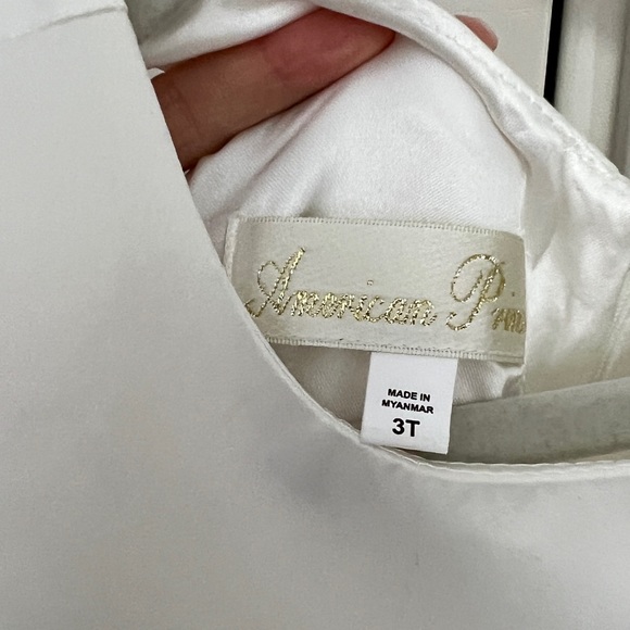 American Princess white dress for toddler 3T - Picture 4 of 4